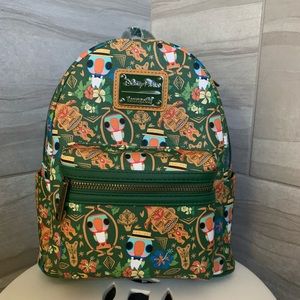 Disney Parks Loungefly Enchanted Tiki Room Backpack NWT.
